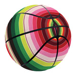 Ethnic Mexican Blanket Stripe Print Basketball