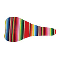 Ethnic Mexican Blanket Stripe Print Bicycle Seat Cover
