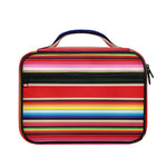 Ethnic Mexican Blanket Stripe Print Briefcase Bible Bag