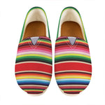 Ethnic Mexican Blanket Stripe Print Casual Shoes