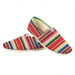 Ethnic Mexican Blanket Stripe Print Casual Shoes