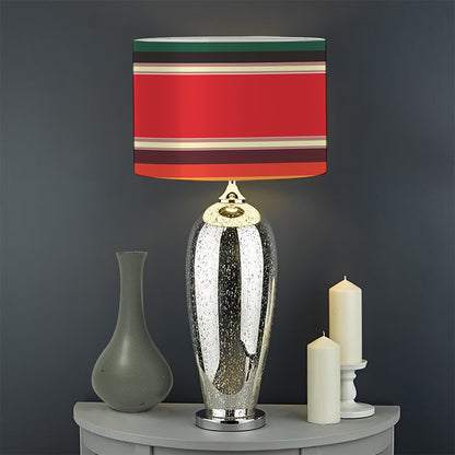 Ethnic Mexican Blanket Stripe Print Drum Lamp Shade