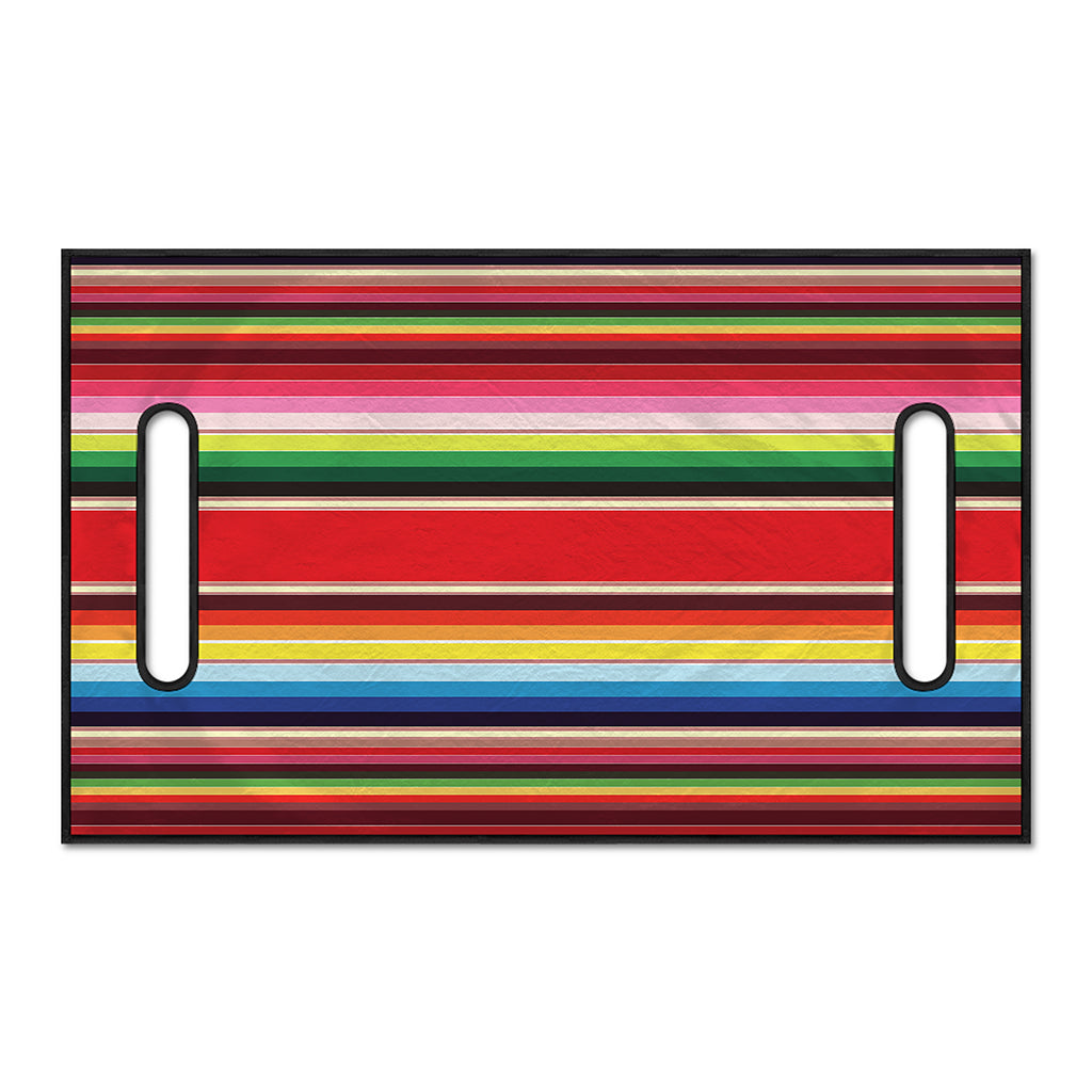 Ethnic Mexican Blanket Stripe Print Golf Cart Seat Cover