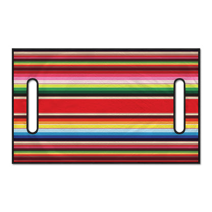 Ethnic Mexican Blanket Stripe Print Golf Cart Seat Cover