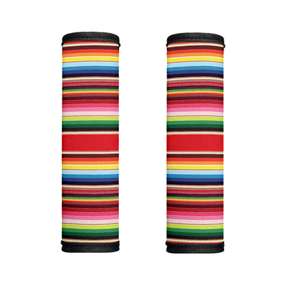 Ethnic Mexican Blanket Stripe Print Handle Covers
