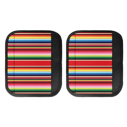 Ethnic Mexican Blanket Stripe Print Handle Covers