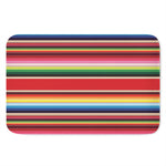 Ethnic Mexican Blanket Stripe Print Indoor Door Mat