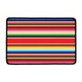 Ethnic Mexican Blanket Stripe Print Kitchen Mat