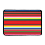 Ethnic Mexican Blanket Stripe Print Kitchen Mat