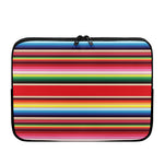 Ethnic Mexican Blanket Stripe Print Laptop Sleeve