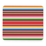 Ethnic Mexican Blanket Stripe Print Mouse Pad