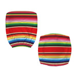 Ethnic Mexican Blanket Stripe Print Office Chair Cover