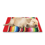 Ethnic Mexican Blanket Stripe Print Pet Cooling Mat Cover