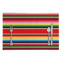 Ethnic Mexican Blanket Stripe Print Placemat