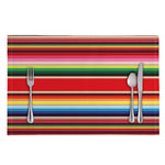 Ethnic Mexican Blanket Stripe Print Placemat