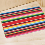 Ethnic Mexican Blanket Stripe Print Polyester Doormat