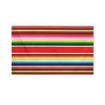 Ethnic Mexican Blanket Stripe Print Polyester Flag