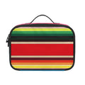 Ethnic Mexican Blanket Stripe Print Portable Lunch Bag