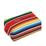 Ethnic Mexican Blanket Stripe Print Rectangle Tissue Box Cover