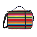 Ethnic Mexican Blanket Stripe Print Shoulder Strap Bible Bag