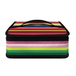 Ethnic Mexican Blanket Stripe Print Small Lunch Bag