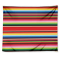 Ethnic Mexican Blanket Stripe Print Tapestry