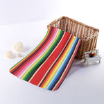 Ethnic Mexican Blanket Stripe Print Towel
