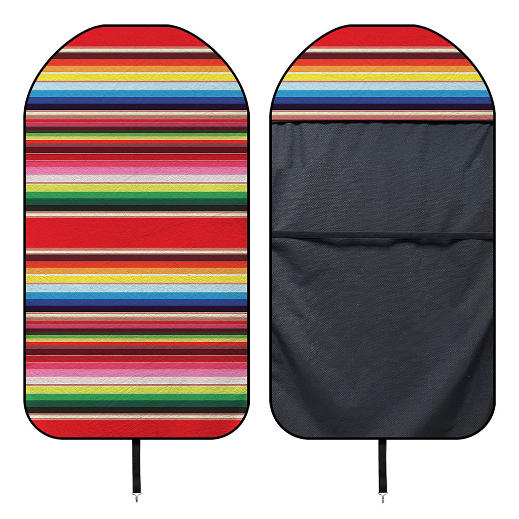 Ethnic Mexican Blanket Stripe Print Waterproof Car Seat Cover