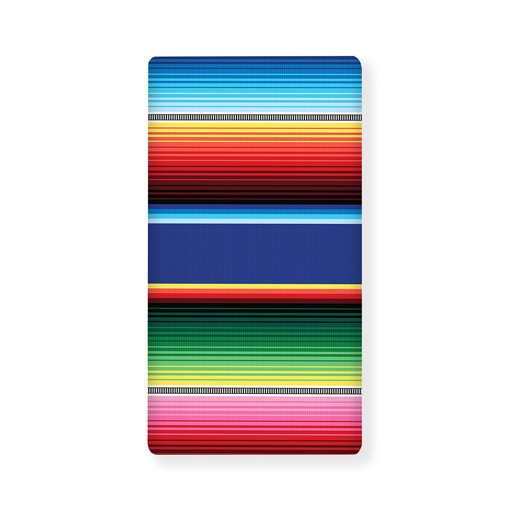 Ethnic Mexican Serape Pattern Print Baby Crib Sheet