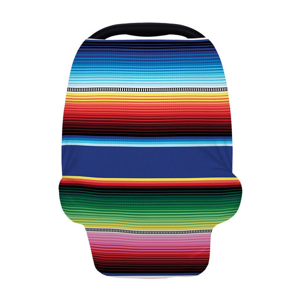 Ethnic Mexican Serape Pattern Print Baby Seat Cover