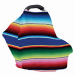 Ethnic Mexican Serape Pattern Print Baby Seat Cover