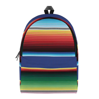 Ethnic Mexican Serape Pattern Print Backpack