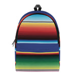 Ethnic Mexican Serape Pattern Print Backpack