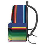 Ethnic Mexican Serape Pattern Print Backpack