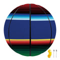 Ethnic Mexican Serape Pattern Print Basketball