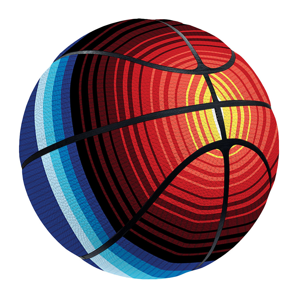 Ethnic Mexican Serape Pattern Print Basketball