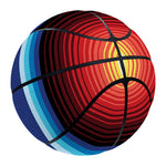 Ethnic Mexican Serape Pattern Print Basketball