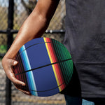 Ethnic Mexican Serape Pattern Print Basketball