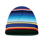 Ethnic Mexican Serape Pattern Print Beanie