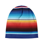 Ethnic Mexican Serape Pattern Print Beanie