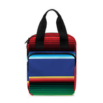 Ethnic Mexican Serape Pattern Print Bible Tote Bag