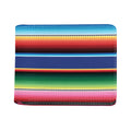 Ethnic Mexican Serape Pattern Print Bifold Wallet