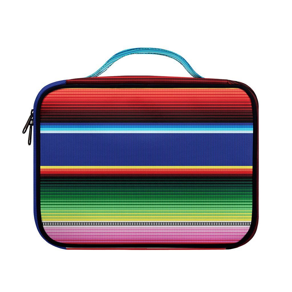 Ethnic Mexican Serape Pattern Print Briefcase Bible Bag
