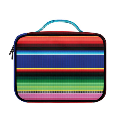 Ethnic Mexican Serape Pattern Print Briefcase Bible Bag