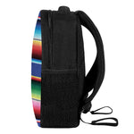 Ethnic Mexican Serape Pattern Print Casual Backpack