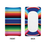 Ethnic Mexican Serape Pattern Print Changing Pad Cover