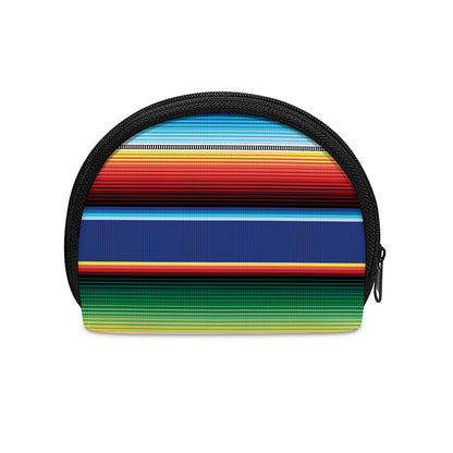 Ethnic Mexican Serape Pattern Print Coin Purse