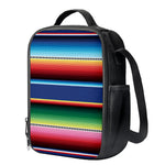 Ethnic Mexican Serape Pattern Print Crossbody Lunch Bag