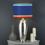 Ethnic Mexican Serape Pattern Print Drum Lamp Shade
