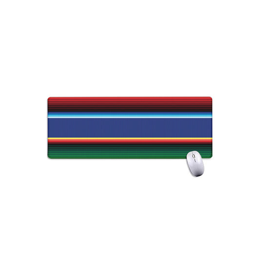 Ethnic Mexican Serape Pattern Print Extended Mouse Pad